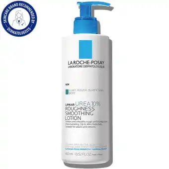 Walmart La Roche-Posay Lipikar Urea 10% Roughness Smoothing Lotion, 13.52 fl oz offer