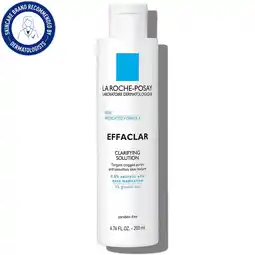 Walmart La Roche-Posay Effaclar Clarifying Solution Acne Toner, 6.76 fl oz offer
