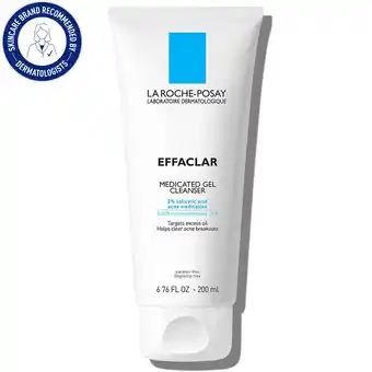 Walmart La Roche-Posay Effaclar Medicated Acne Face Wash, 6.76 fl oz offer