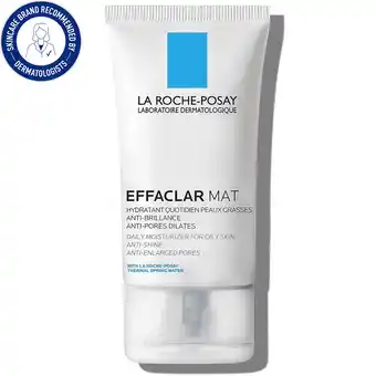 Walmart La Roche-Posay Effaclar Mat Daily Moisturizer For Oily Skin, 1.35 fl oz offer