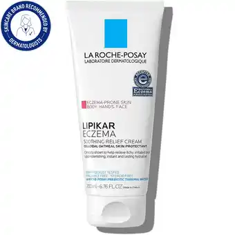 Walmart La Roche-Posay Lipikar Soothing Relief Eczema Cream, 6.76 fl oz offer