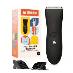 Walmart Meridian Premium Trimmer Smooth Body & Personal Hair Electric Shaver for Men & Women, Onyx offer