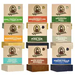 Walmart Dr. Squatch Natural Bar Soap for Men Variety Gift Set - Variety Pack (5 oz, 9-Pack) offer