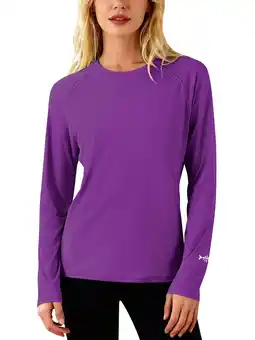 Walmart Women’s UPF 50+ UV Sun Protection T-Shirt Long Sleeve Fishing Hiking Performance Shirts offer