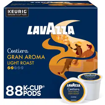 Walmart (4 pack) Lavazza, Costiera Gran Aroma Light Roast K-Cup Coffee Pods, 22 Count offer