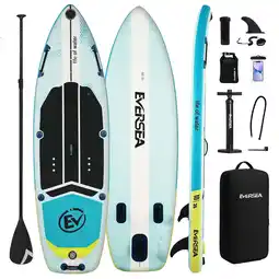 Walmart MSEASFREE Inflatable Paddle Board Stand up Paddle Board with Premium SUP Accessories offer