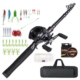 Walmart Blusea 7ft Baitcasting Fishing Rod and Reel Combo Full Kit,Right Handed offer