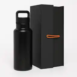 Walmart Ozark Trail 36oz Stainless Steel Water Bottle, Gift Box Included, Black offer