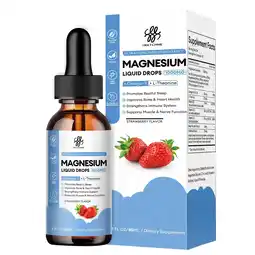 Walmart Magnesium Glycinate Liquid Drop, with Omega3, L-Theanine for Calm, Sleep, Muscles, Energy, 2 fl oz offer