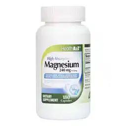 Walmart HealthA2Z Magnesium Dietary Supplement - 240 Mg, Gluten-Free, Anxiety Relief - 180 Ct/Bottle offer