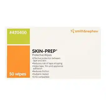 Walmart SKIN-PREP Protective Barrier Wipe, Effective Protection By Smith and Nephew 50 ea offer
