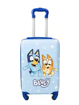 Walmart Kid's BBC Bluey Character 18 Carry on Hardside ABS Spinner Luggage Suitcase, Blue offer