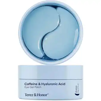 Walmart Korean Eye Patches, Terez & Honor Caffeine Eye Gel Patch, Under Eye Patches with Hyaluronic Acid offer