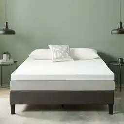 Walmart Zinus Spa Sensations 3” Green Tea and Charcoal Memory Foam Topper, Twin offer