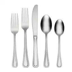 Walmart Oneida Hollis 74-Piece Satin 18/0 Stainless Steel Flatware Set (Service for 12) offer