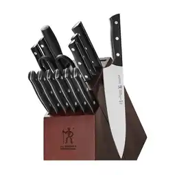 Walmart Henckels Dynamic 15 Pieces Knife Block Set offer