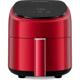 Walmart Chefman TurboFry 2-Quart Digital Air Fryer, Compact Design for Quick Meals, Dishwasher-Safe – Red offer