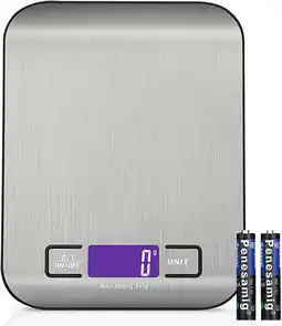 Walmart Food Kitchen Scale, Weight Grams and Oz, LED Backlit Display, Stainless Steel offer