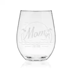 Walmart Beach Mom, Est. 2023 Stemless Wine Glass offer
