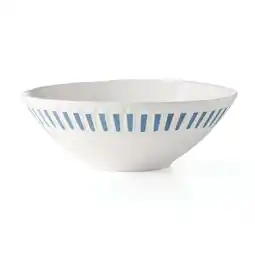 Walmart Oneida Entertain 365 48 oz Round Artisanal Stripe Stoneware Serving Bowl offer
