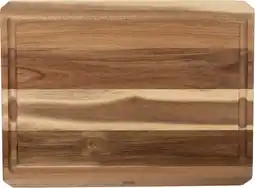 Walmart Dexas Forty-Five 15 x 20 x 1 Angled Acacia Wood Kitchen Cutting Board with Juice Well offer