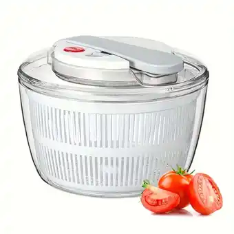 Walmart PUCACHI Large Handle Salad Spinner - Vegetable Dryer Colander for Fruits, Pasta, Cooking Wash Bowl offer