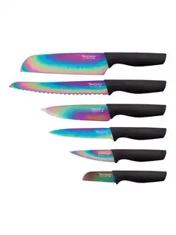 Walmart Hampton Forge Rainbow Black Stainless Steel Cutlery Set (12-Piece) offer