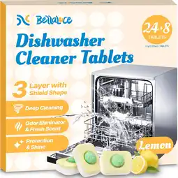 Walmart BellaLuce Concentrate Dishwasher Detergent Tablets, 32 Count offer
