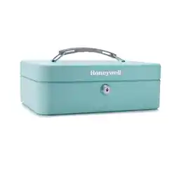 Walmart Honeywell Mobile Cash Box, Key Locking, Teal offer