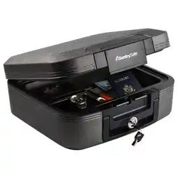 Walmart SentrySafe CHW20201 Fire and Water-Resistant Chest Safe with Key Lock, 0.28 Cu. ft offer
