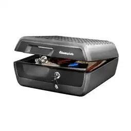 Walmart SentrySafe CHW30200 Fire-Resistant And Water-Resistant Box Safe With Tubular Key Lock, 0.36 Cu. Ft offer