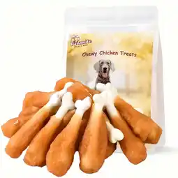 Walmart Pawmate Chicken & Calcium Bone, Rawhide Free Teeth Cleanning Treats for All Dogs, 18-19 pcs offer