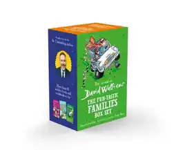 Walmart The World of David Walliams: Fun-Tastic Families 3 Books Box Set - Age 7-11 - Paperback offer