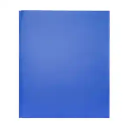 Walmart Pen + Gear 3-Prong Paper Portfolios with Pockets, 50-Count, Blue, Letter Size offer