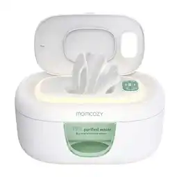 Walmart Momcozy Baby Wipe Warmer with Spring Design, 4 Modes Temperature, Wipe Dispenser with Night Light offer