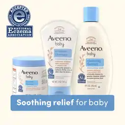 Walmart Aveeno Baby Eczema Care Kit with Baby Lotion: Wash, Cream & Nighttime Balm, 3 Items offer