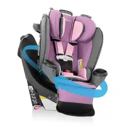 Walmart Evenflo Gold Revolve360 Extend All-in-One Rotational Car Seat with SensorSafe (Opal) offer