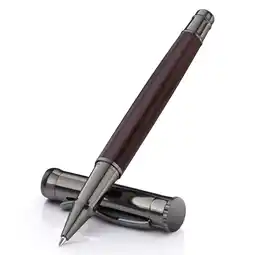 Walmart WEMATE Wood Rollerball Pen Set with 2 Ink Refills, 3-Count offer