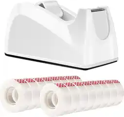 Walmart Pen+Gear Invisible Tape with Dispenser Set, White, 16 Count, New Condition, Manual Tape Dispenser offer