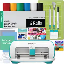 Walmart Cricut Joy Corded Electric Die-Cutting Machine with Rainbow Smart Vinyl Rolls Beginner Bundle offer