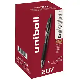 Walmart uniball 207 Retractable Gel Pens, Medium Point (0.7mm), Black Ink, 36 Count offer