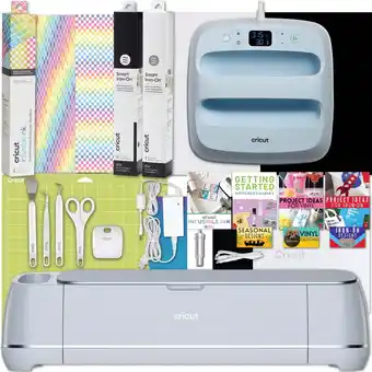 Walmart Cricut Maker 3 & EasyPress 3 Bundle- Cutting Machine & Heat Press Combo with HTV offer