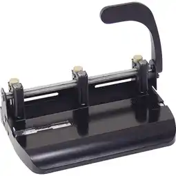 Walmart Officemate Heavy Duty Adjustable 2-3 Hole Punch with Lever Handle, Black (90078) offer