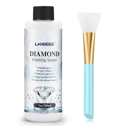 Walmart LANBEIDE 200ML Diamond Painting Sealer 5D Art Glue Permanent Hold Shine Effect Ages 10+, Clear offer