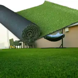 Walmart LITA 0.8 Artificial Grass Rug 6 x 10 ft Customizable Outdoor Fake Grass Turf Carpet offer