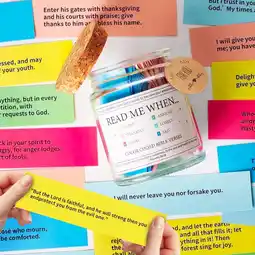 Walmart CENOVE Bible Verse Jar, T01 Blue, Christian Gift, 1 Count offer