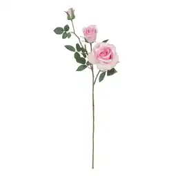 Walmart 29.5-inch Artificial Silk Pink Rose 3 Heads Long Spray, for Indoor Use, by Mainstays, Set of 8 offer