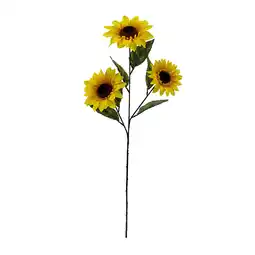 Walmart Mainstays 28 in Yellow Artificial Sunflower Stems, Set of 6, Indoor Use offer