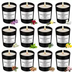 Walmart Giphtpoeet Scented Candles Gift 12 Set for Women Birthday Gift Candles Soy Wax offer
