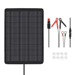 Walmart Renogy 10W Outdoor Battery Maintainer Charger with Lighter Plug, Alligator Clips, and Battery Cables offer